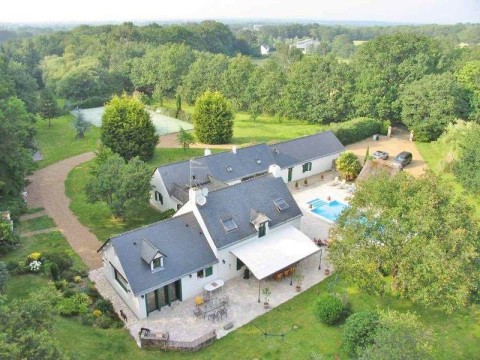 Propriete a vendre la baule guerande belle demeure charme piscine tennis golf hectare 44 cote atlantique   maison hectare piscine tennis vente nord loire pornichet st nazaire french properties sale 44