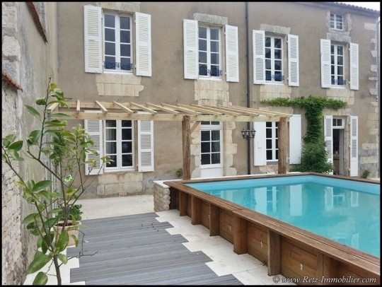 A vendre maison demeure bourgeoise charme caractere lucon ste hermine chantonnay vendee 85 parc jardin piscine dependance ocean plage la tranche sur mer vente achat french house caracter for sale