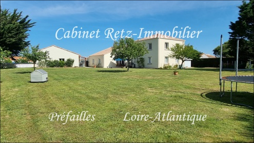 Prefailles, vente, a vendre, maison, dépendances, grande maison, deux maisons, terrain constructible, terrain divisible, proche plage, golf, port, océan, commodités, agence immobilière, Pornic, Préfailles, la Plaine sur mer, St Brevin, Saint Michel chef